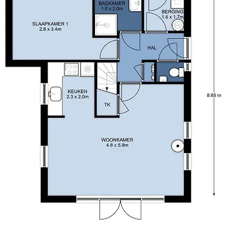 بيت للعطل Weidezicht